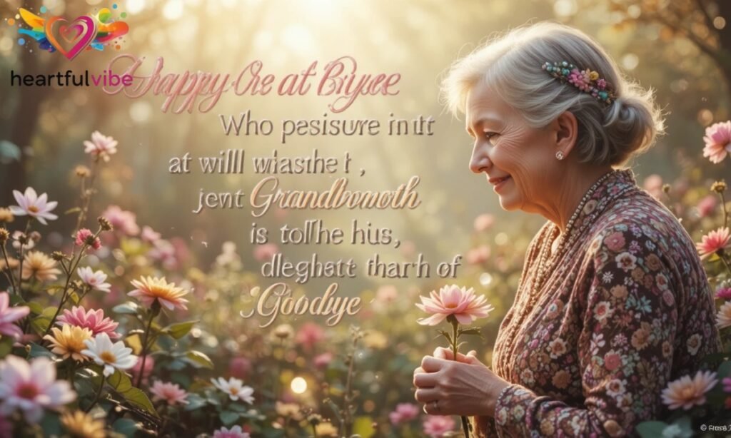 Inspirational Goodbye Messages for Grandma
