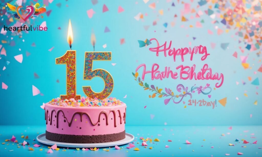 Funny & Lighthearted Happy 15th Birthday Wishes
