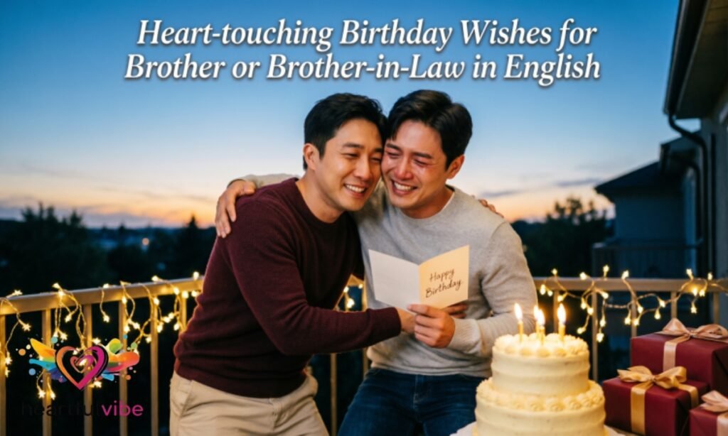 Long Heart Touching Birthday Wishes for Brother-in-Law