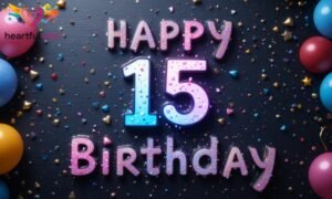 220 Happy 15th Birthday Wishes: Heartfelt Messages, Quotes