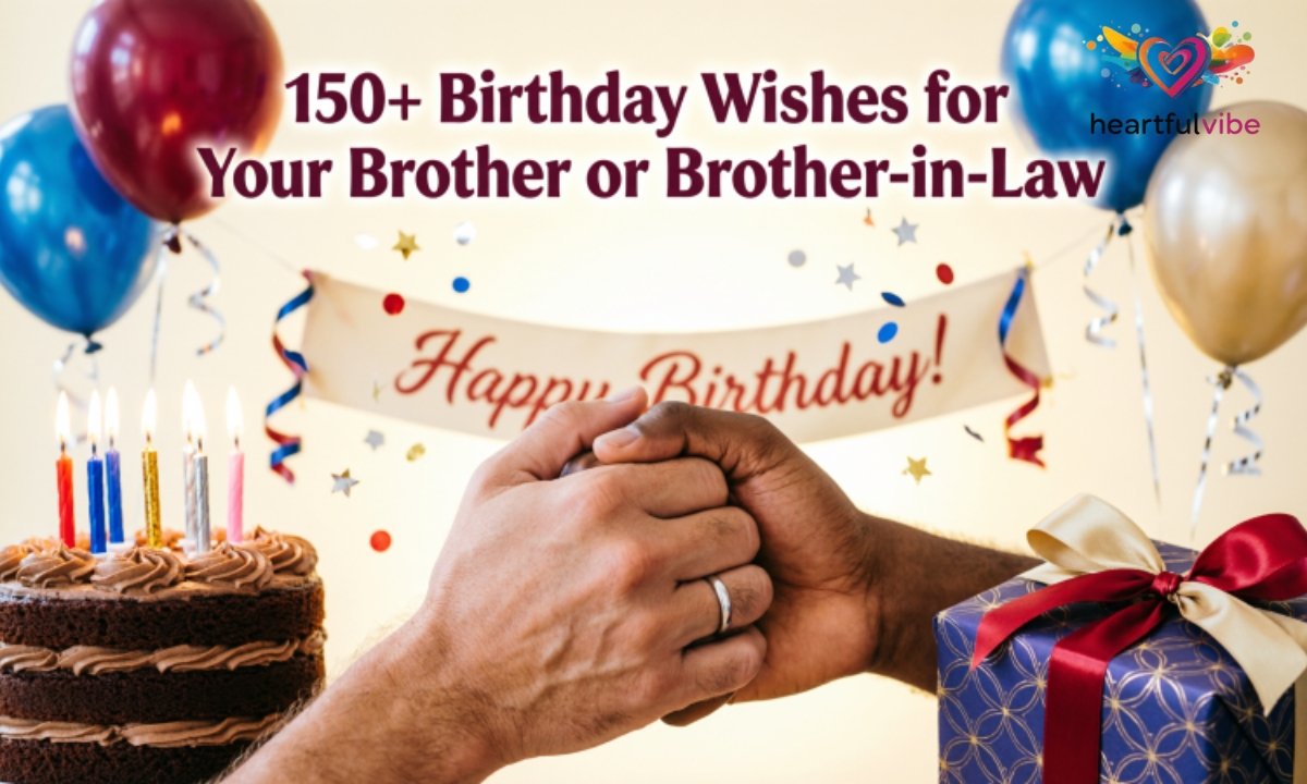 150+ Birthday Wishes for Your Brother or Brother-in-Law