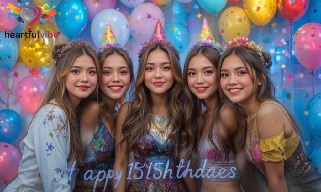 Friends & Squad Goals Happy 15th Birthday Wishes