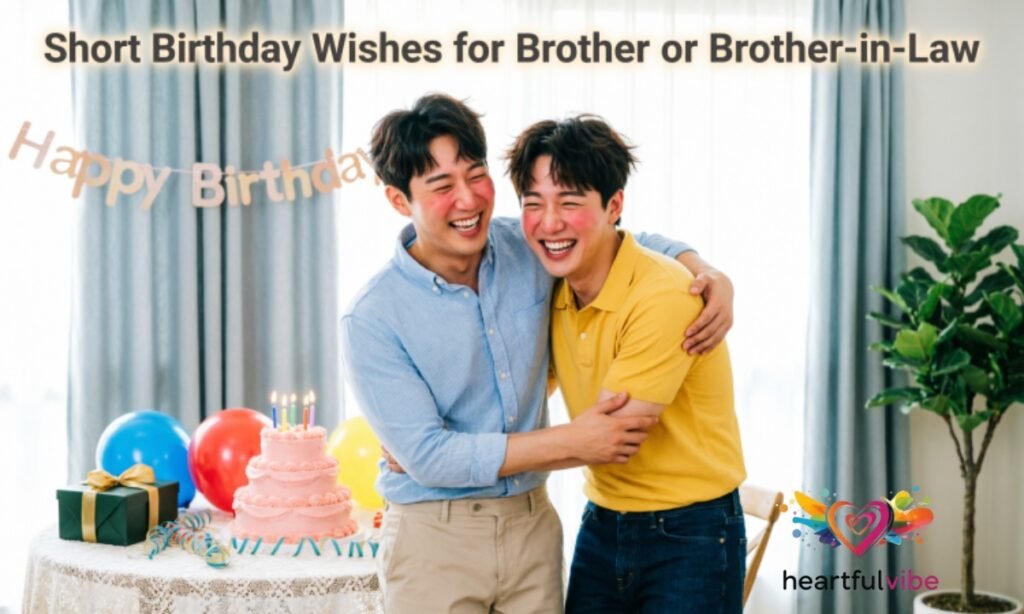Short Birthday Wishes for Brother or Brother-in-Law