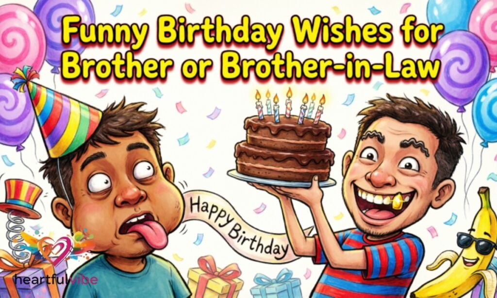 Funny Birthday Wishes for Brother or Brother-in-Law