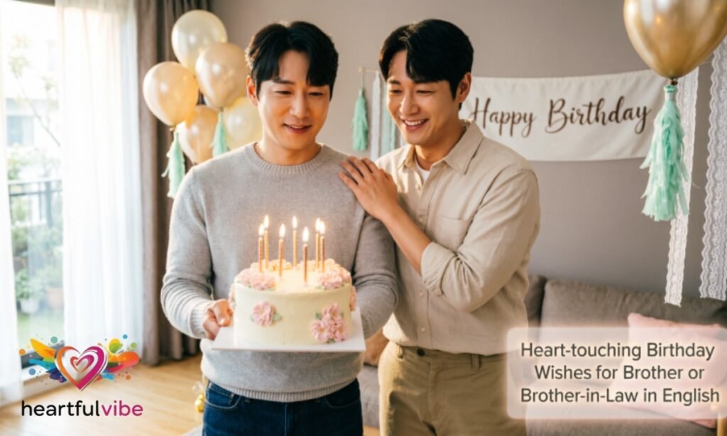  Heart-touching Birthday Wishes for Brother or Brother-in-Law in English
