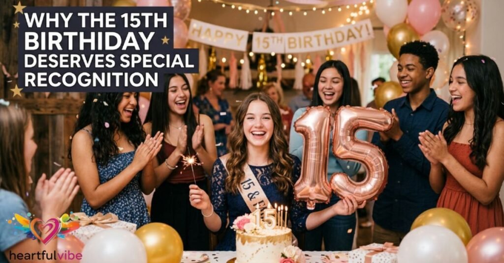 Why the 15th Birthday Deserves Special Recognition