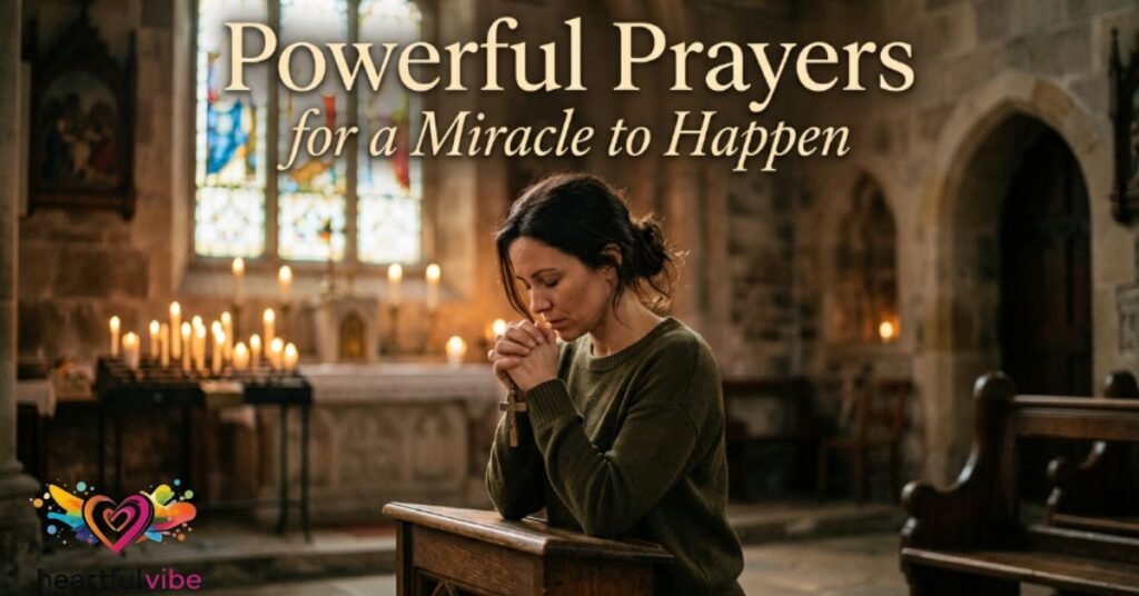 Powerful Prayers for a Miracle to Happen