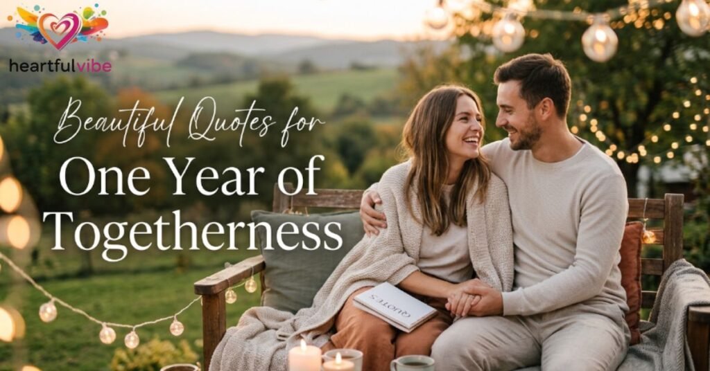 Beautiful Quotes for One Year of Togetherness