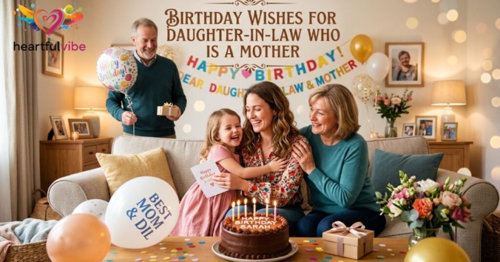 Birthday Wishes for Daughter-in-Law Who Is a Mother