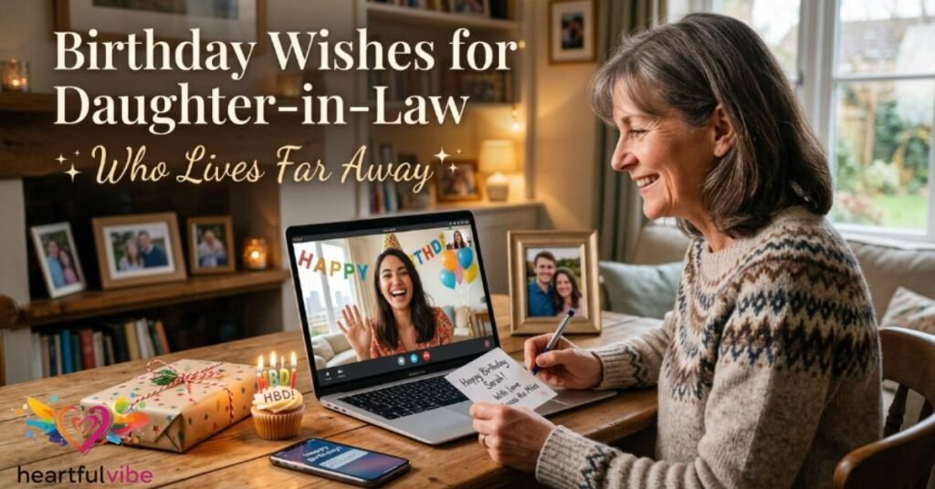 Birthday Wishes for Daughter-in-Law Who Lives Far Away