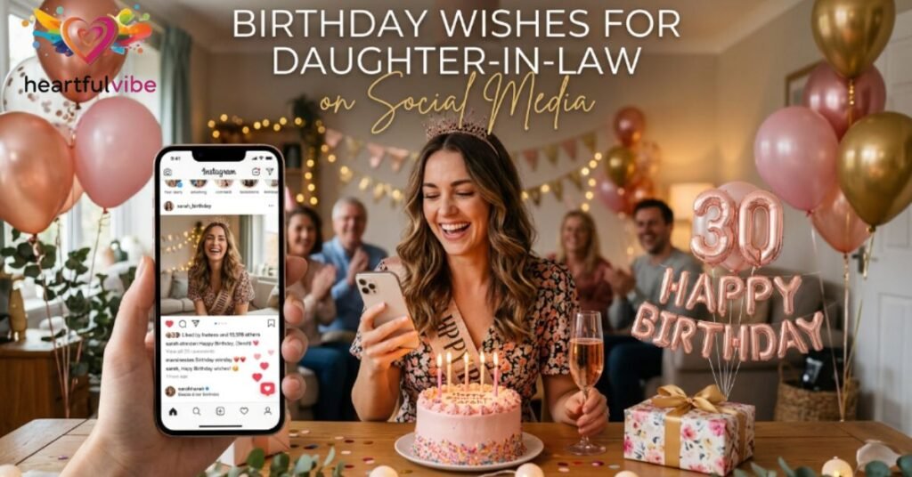 Birthday Wishes for Daughter-in-Law on Social Media