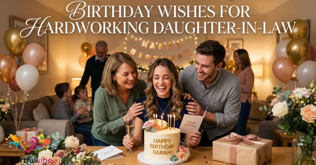 Birthday Wishes for Hardworking Daughter-in-Law