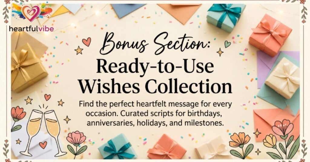 Bonus Section Ready-to-Use Wishes Collection