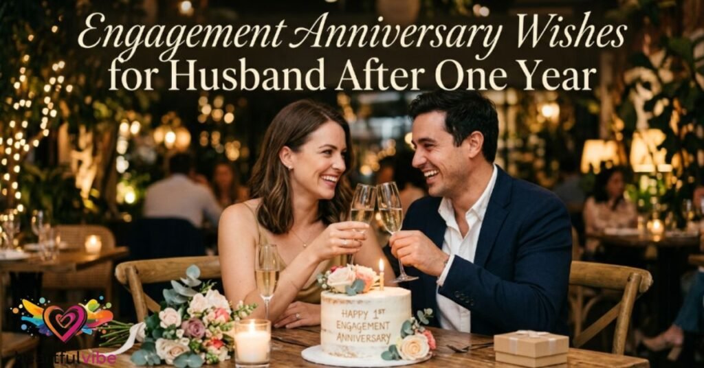 Engagement Anniversary Wishes for Husband After One Year