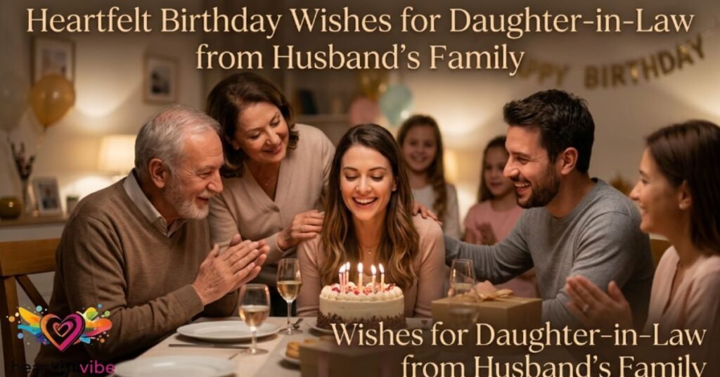 Heartfelt Birthday Wishes for Daughter-in-Law from Husband's Family