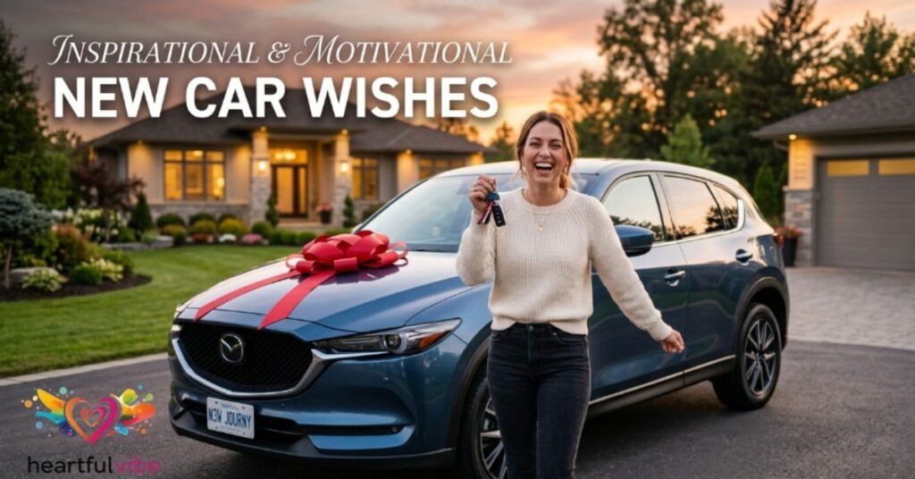 Inspirational & Motivational New Car Wishes