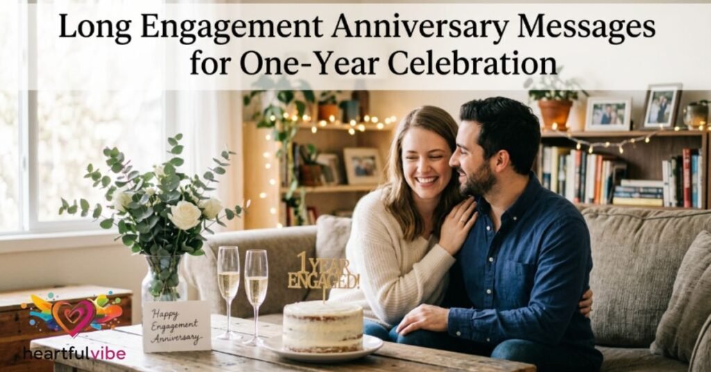 Long Engagement Anniversary Messages for One-Year Celebration