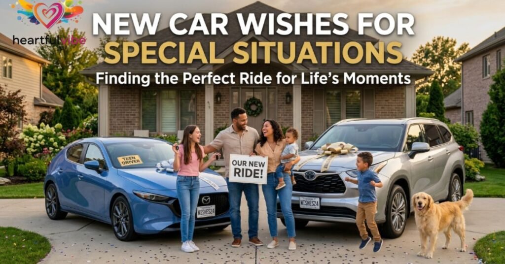 New Car Wishes for Special Situations