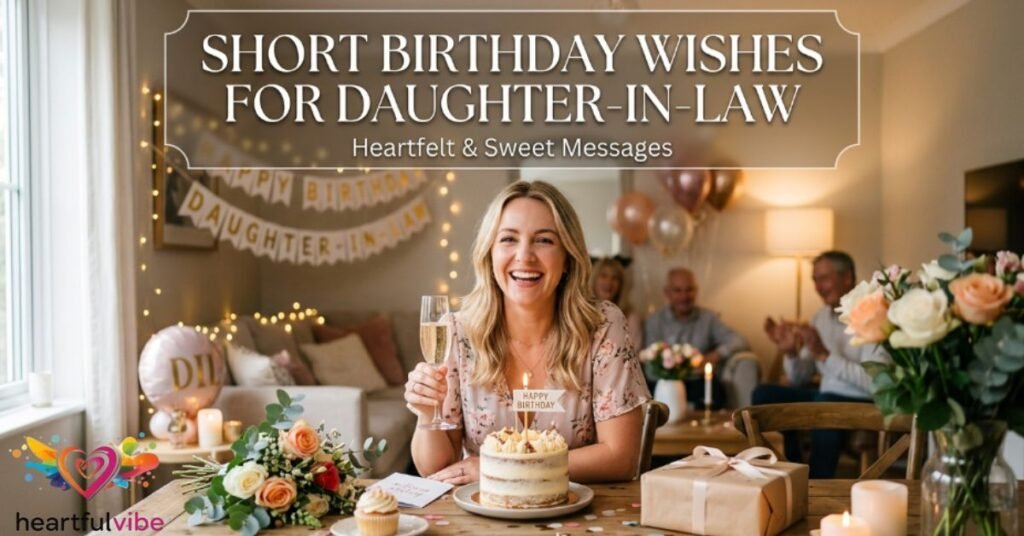 Short Birthday Wishes for Daughter-in-Law