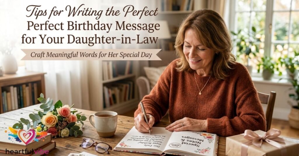 Tips for Writing the Perfect Birthday Message for Your Daughter-in-Law