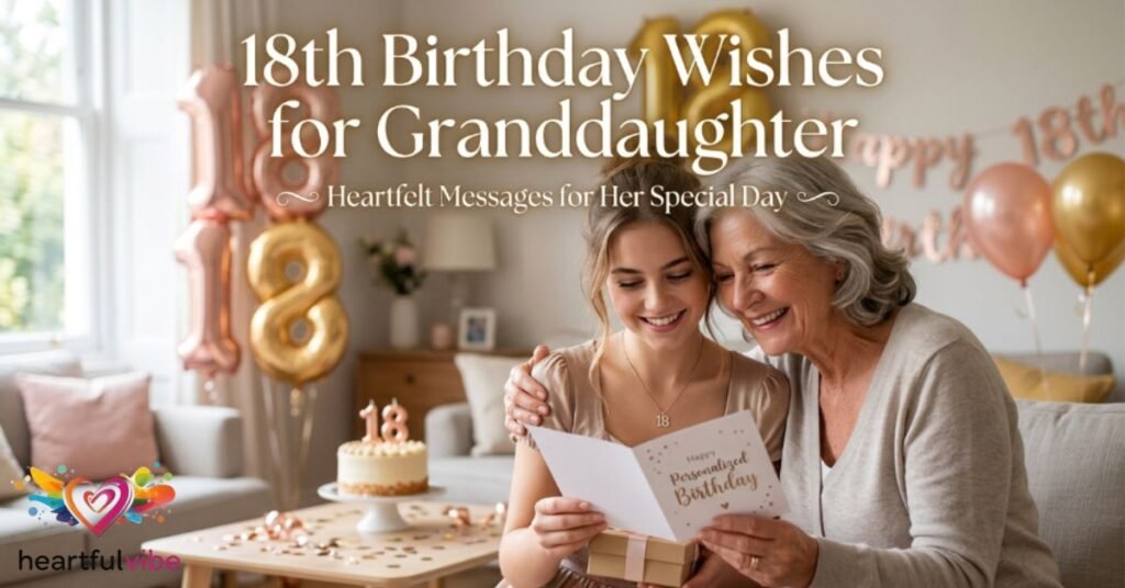 18th Birthday Wishes for Granddaughter