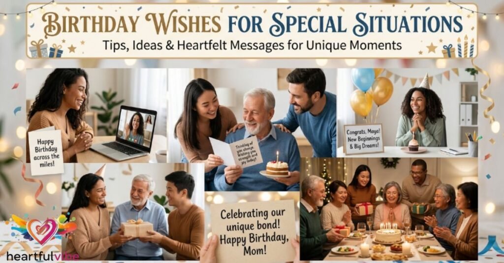 Birthday Wishes for Special Situations
