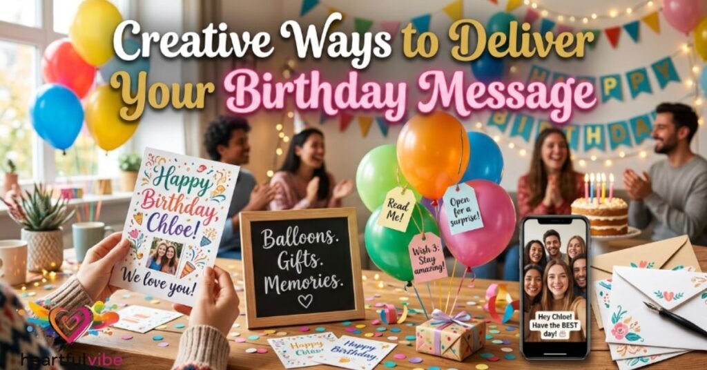 Creative Ways to Deliver Your Birthday Message