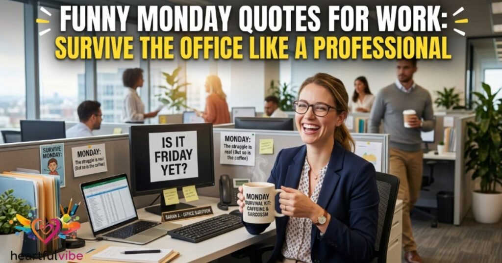 Funny Monday Quotes for Work Survive the Office Like a Professional