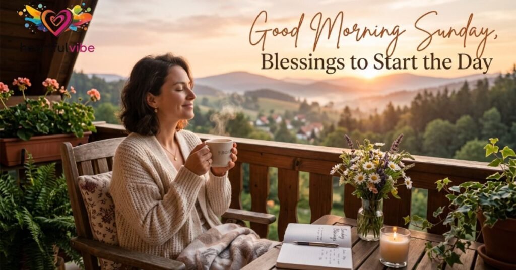 Good Morning Sunday, Blessings to Start the Day
