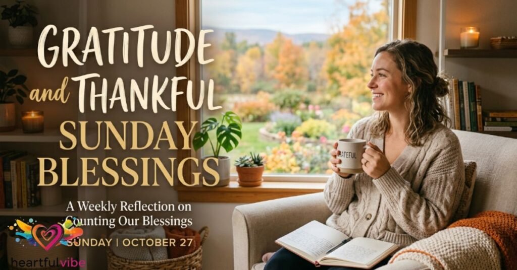 Gratitude and Thankful Sunday Blessings