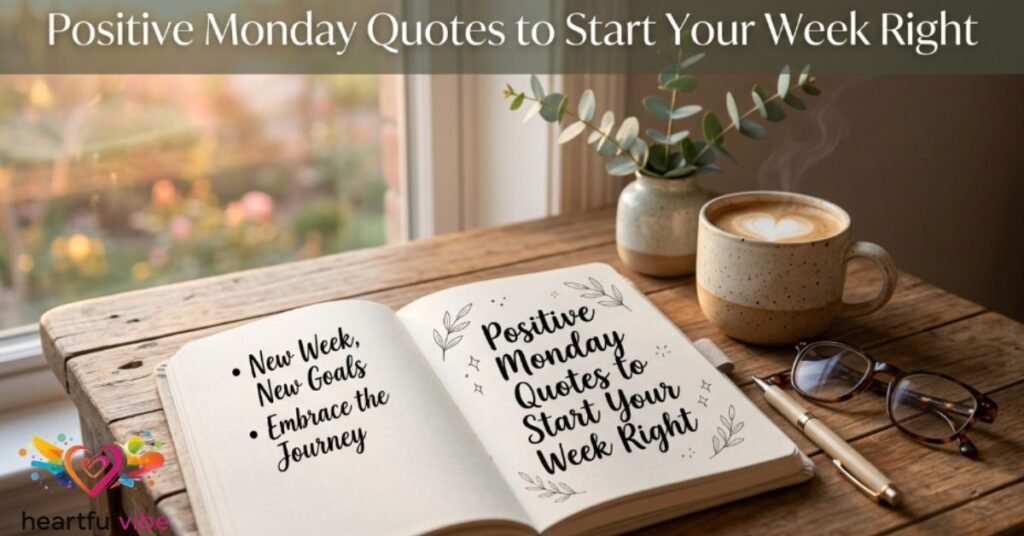 Positive Monday Quotes to Start Your Week Right