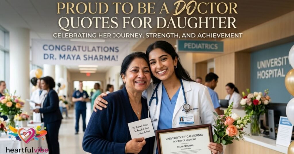 Proud to Be a Doctor Quotes for Daughter