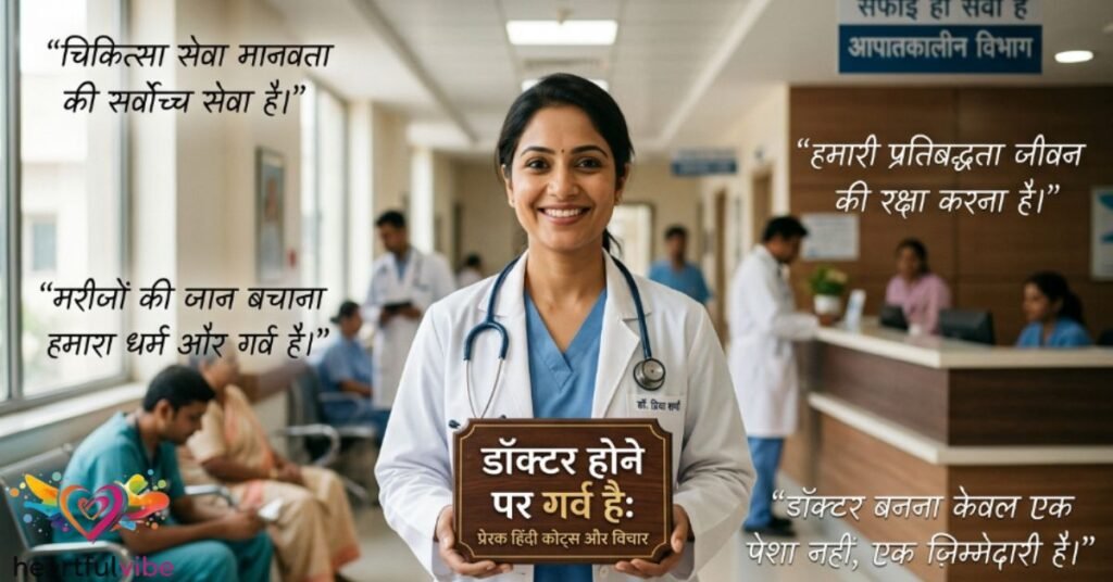 Proud to Be a Doctor Quotes in Hindi