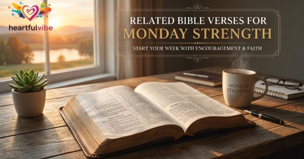Related Bible Verses for Monday Strength