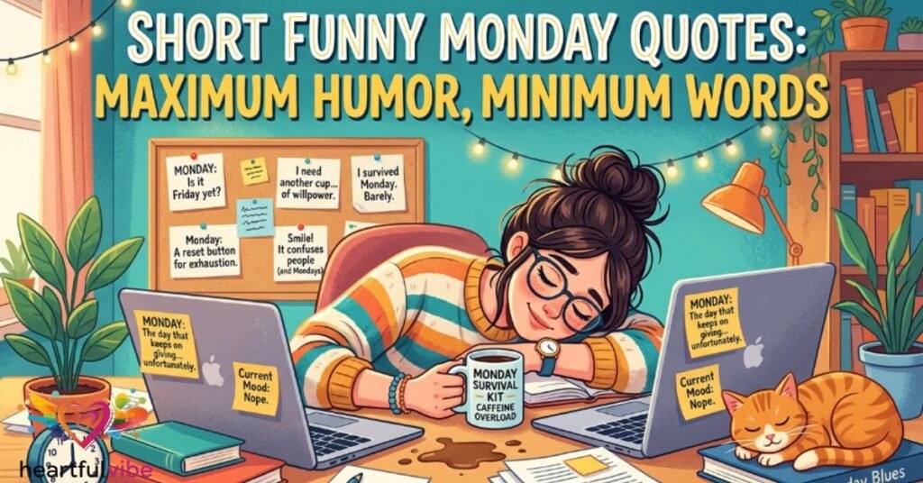 Short Funny Monday Quotes Maximum Humor, Minimum Words