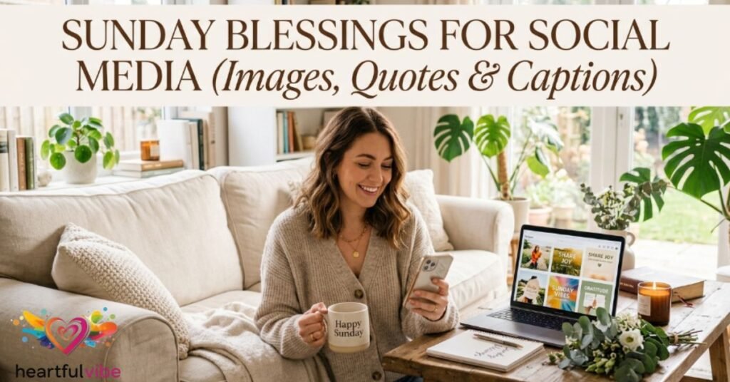 Sunday Blessings for Social Media (Images, Quotes & Captions)