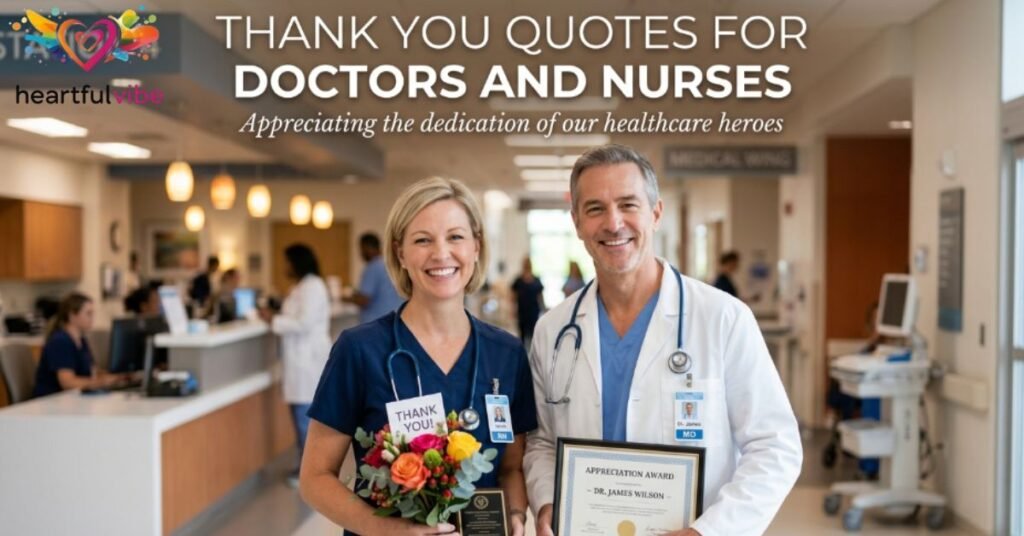 Thank You Quotes for Doctors and Nurses