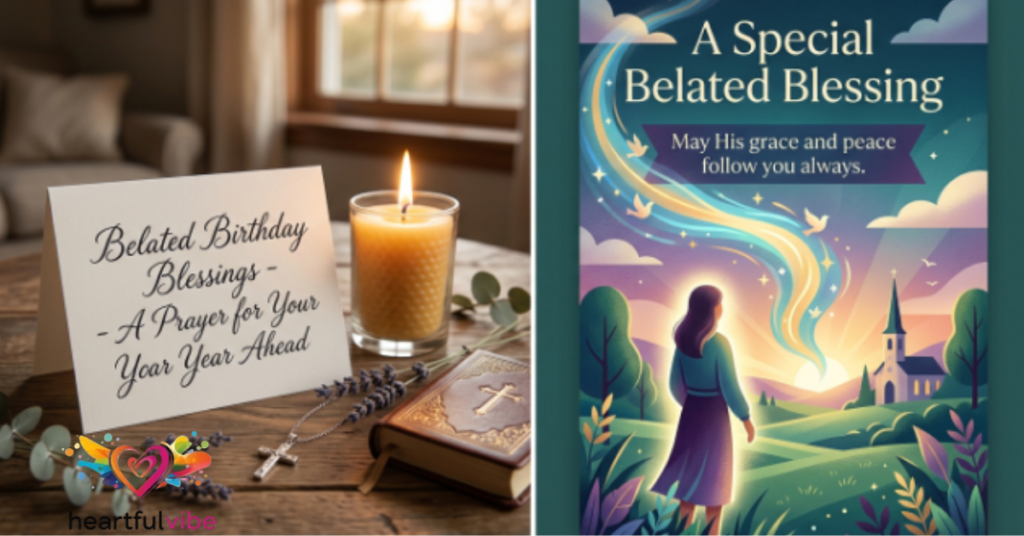 Religious and Spiritual Belated Birthday Blessings