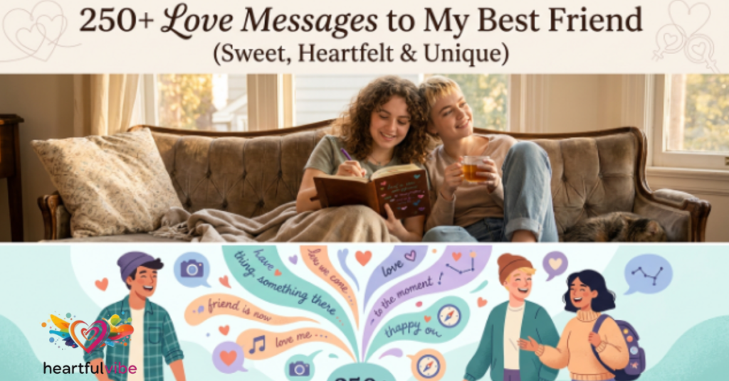 250+ Love Messages to My Best Friend (Sweet, Heartfelt & Unique)