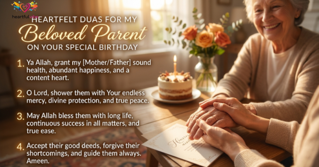 Heartfelt Duas for a Mother or Father's Birthday