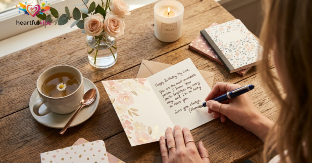 What to Write in Her Birthday Card — A Simple Formula