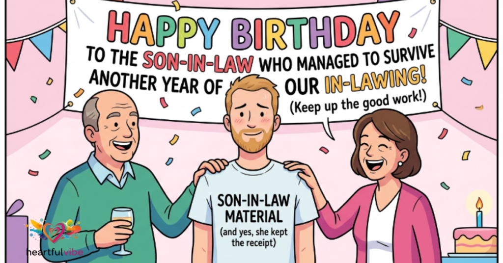 Funny Birthday Wishes for Son-in-Law
