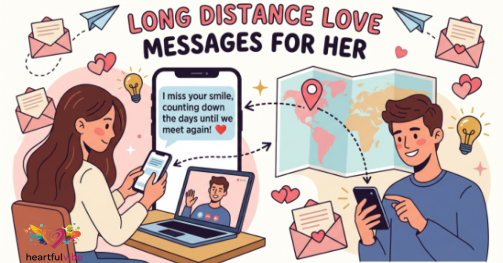 Long Distance Love Messages for Her