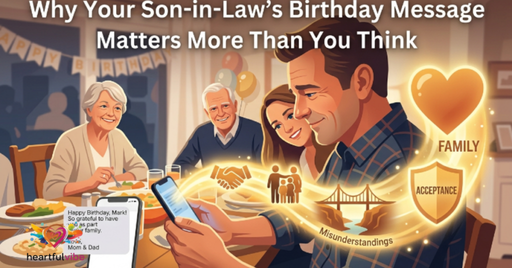 Why Your Son-in-Law's Birthday Message Matters More Than You Think