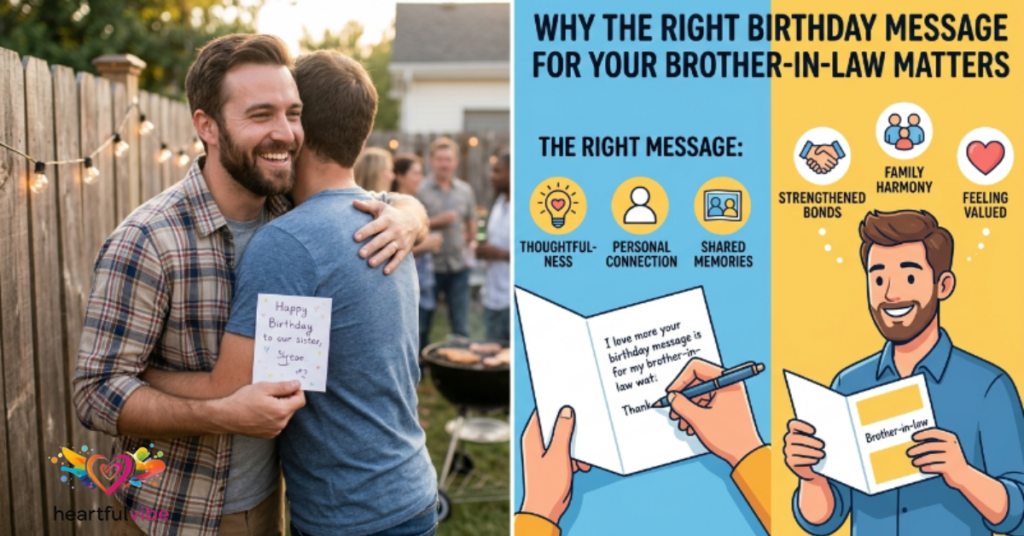 Why the Right Birthday Message for Your Brother-in-Law Matters