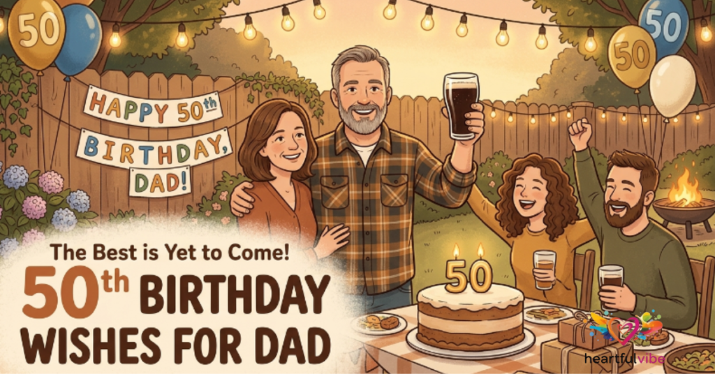 50th Birthday Wishes for Dad