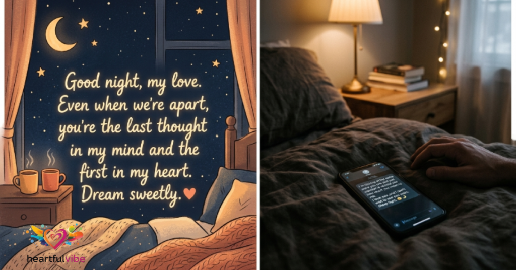 Emotional Good Night Messages for Him