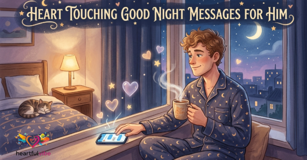 Heart Touching Good Night Messages for Him
