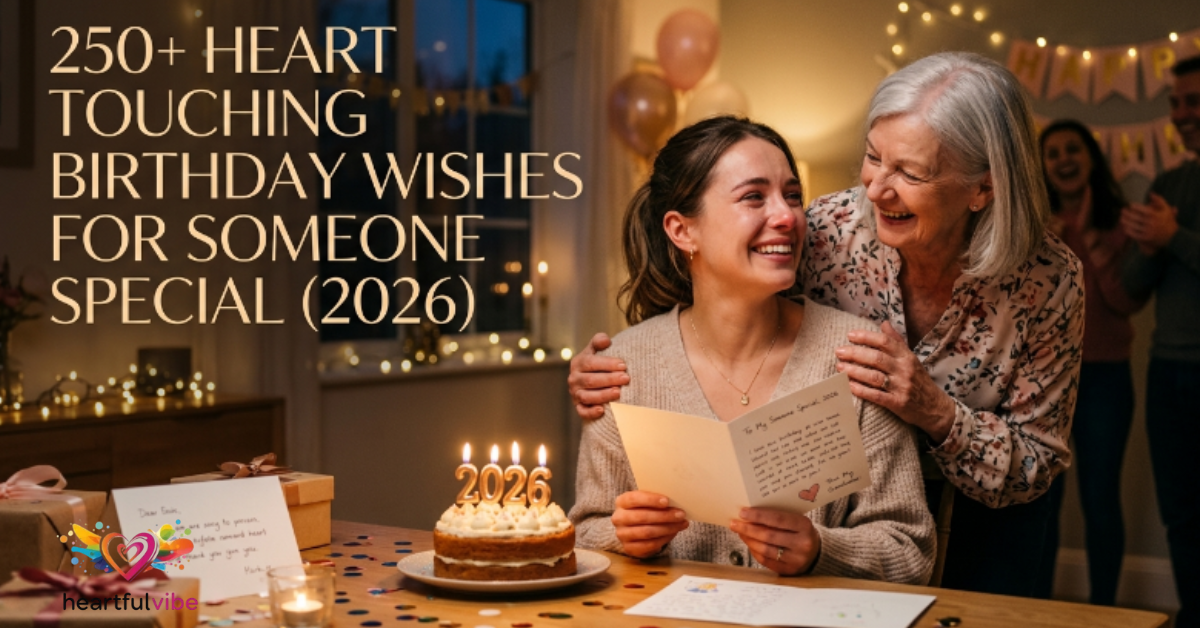 250+ Heart Touching Birthday Wishes for Someone Special (2026)