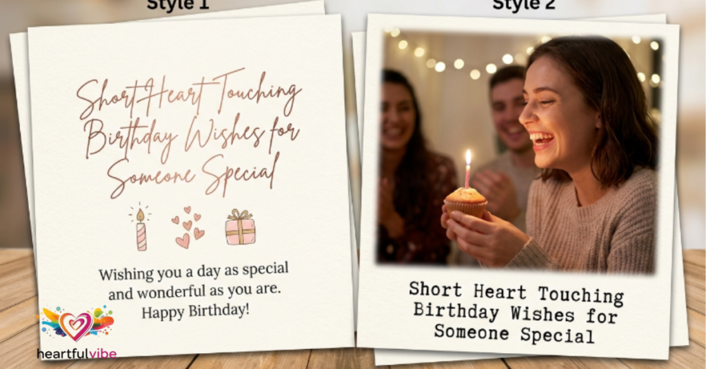 Short Heart Touching Birthday Wishes for Someone Special